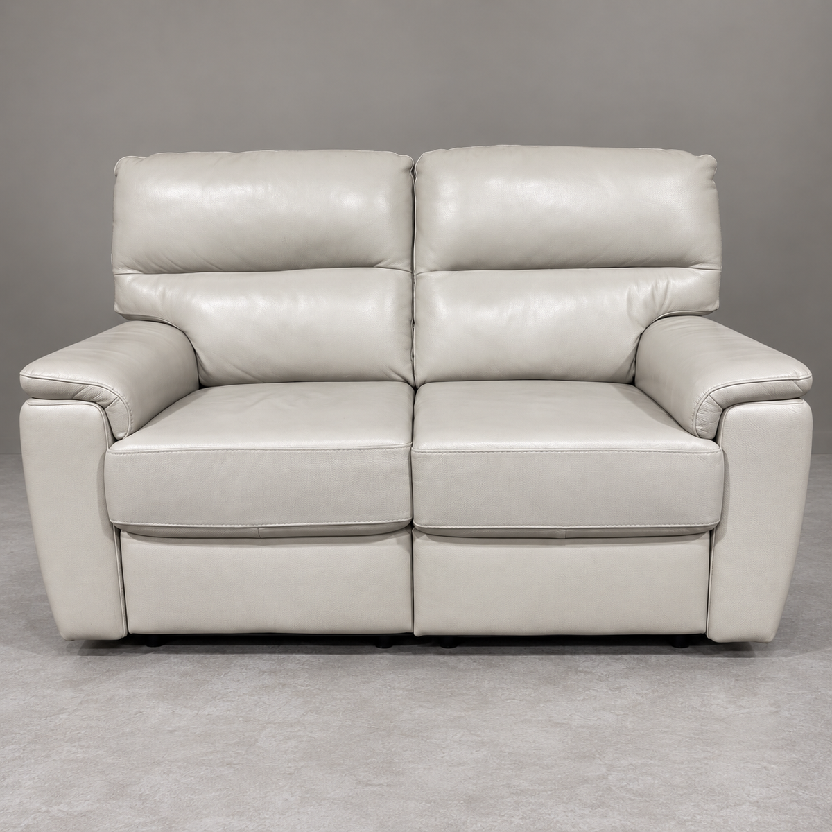 Causeuse David divani cuir véritable