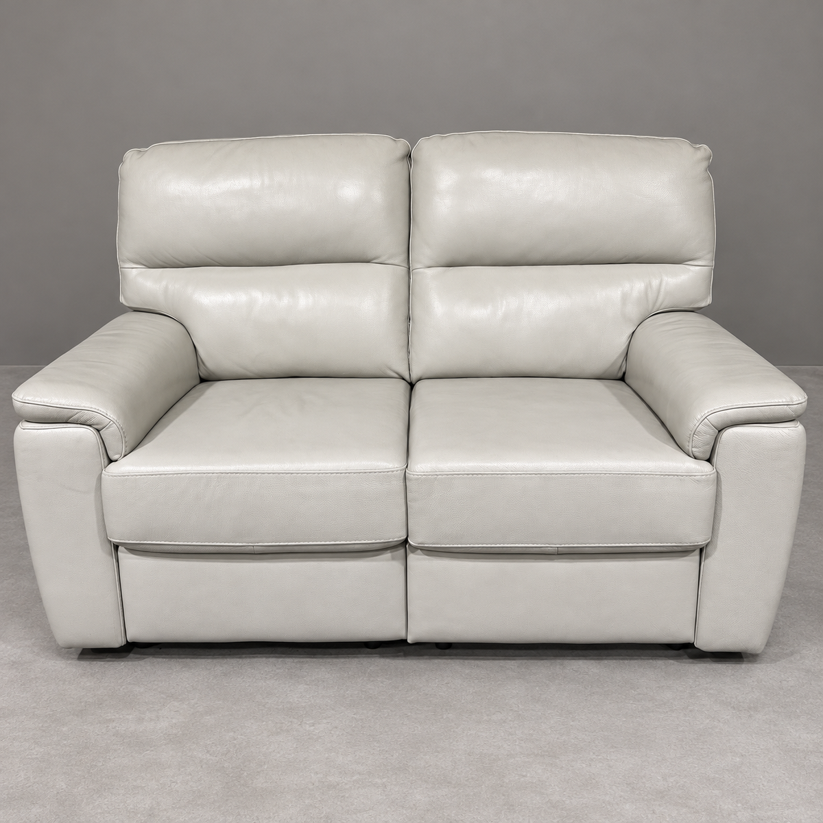 Causeuse David divani cuir véritable