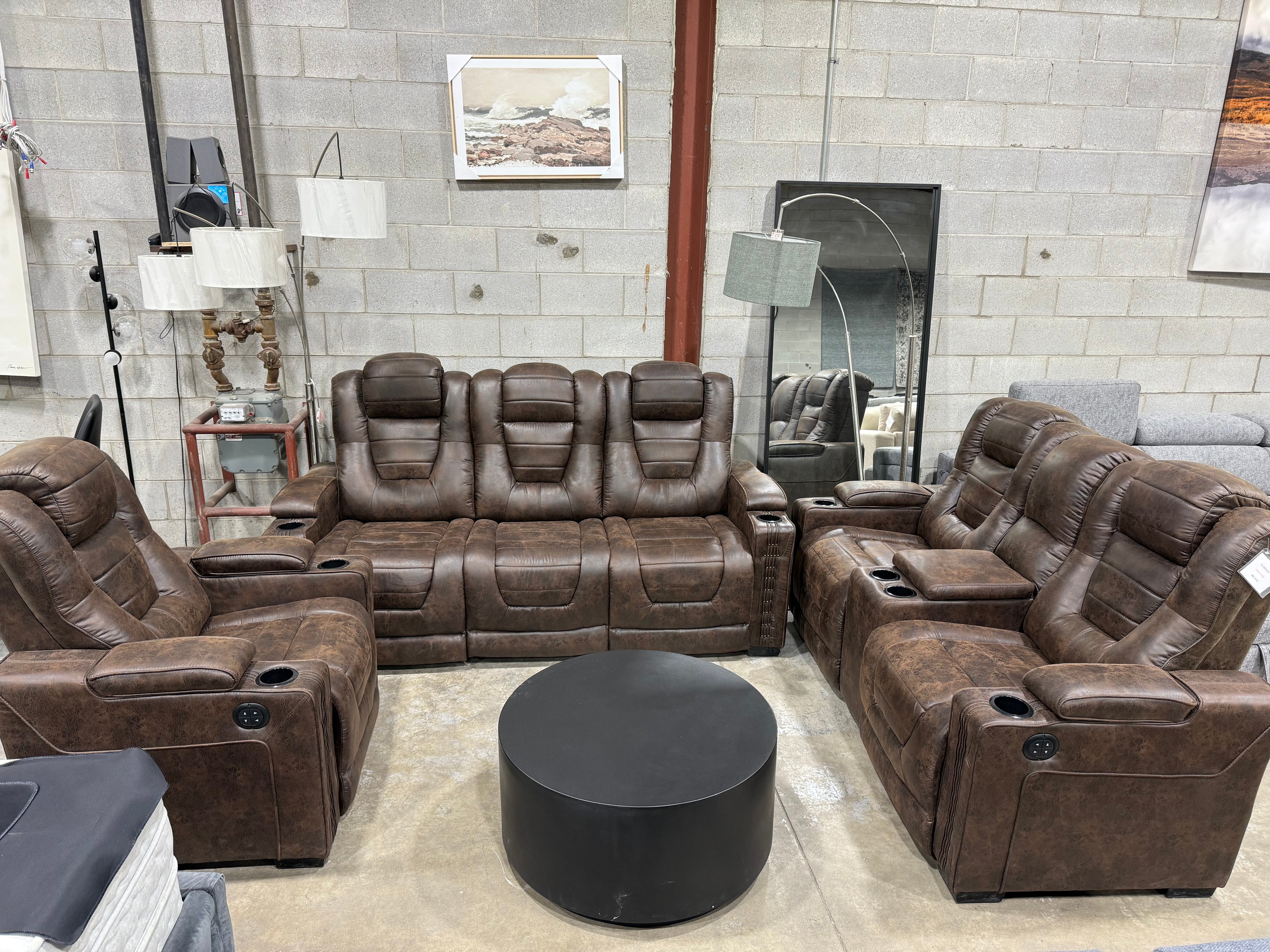 Florenzio ensemble de sofa, causeuse et fauteuil