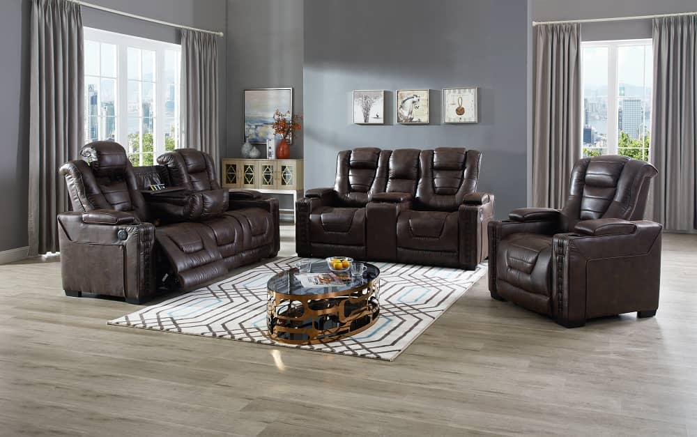 Florenzio ensemble de sofa, causeuse et fauteuil