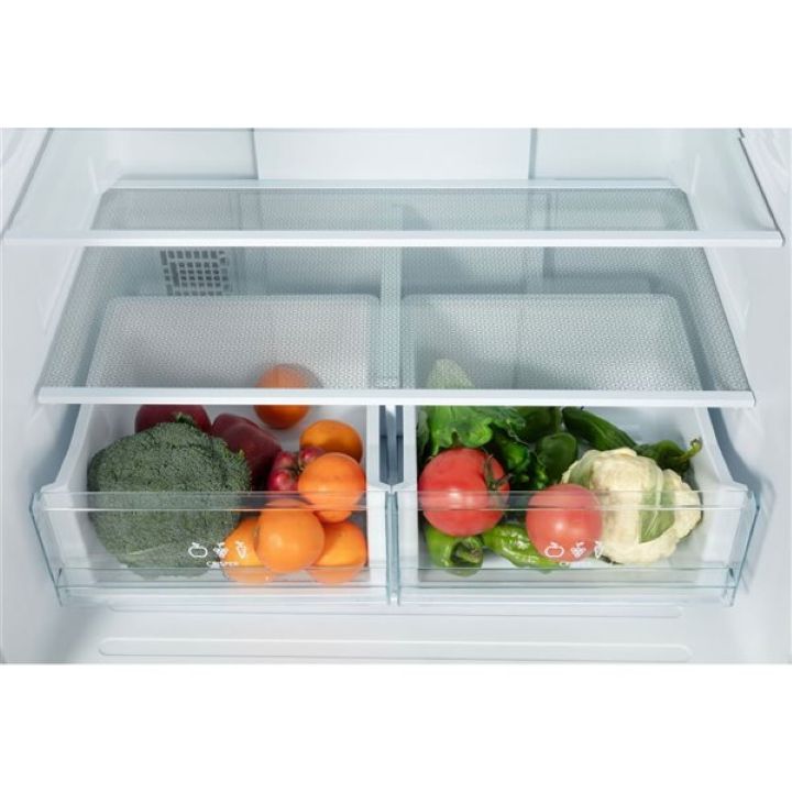 Réfrigérateur encastré Kenmore à deux portes 17,5 pi³ en acier inoxydable avec machine à glaçons