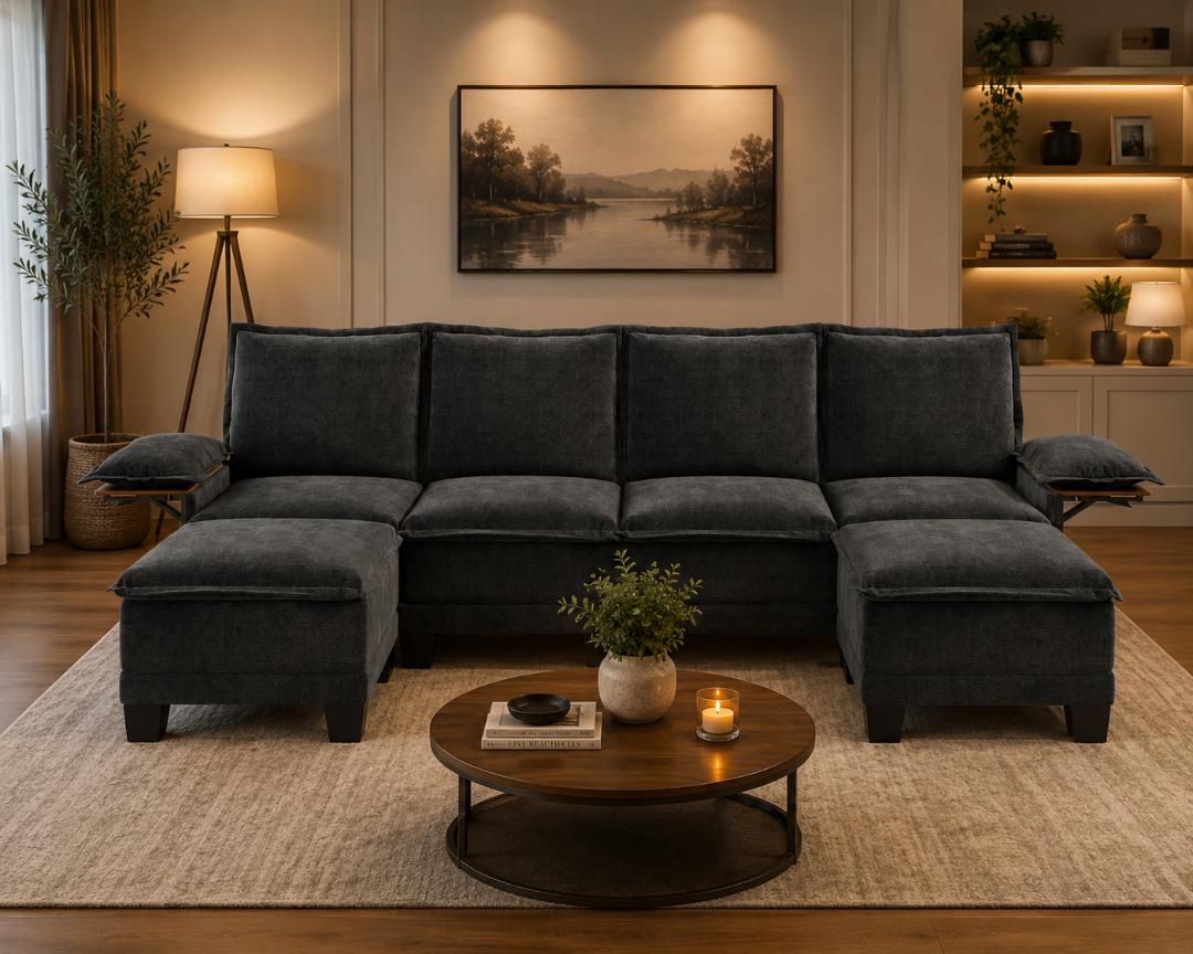 Sofa sectionnel double chaise Olivia